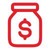 hugeicons money saving jar